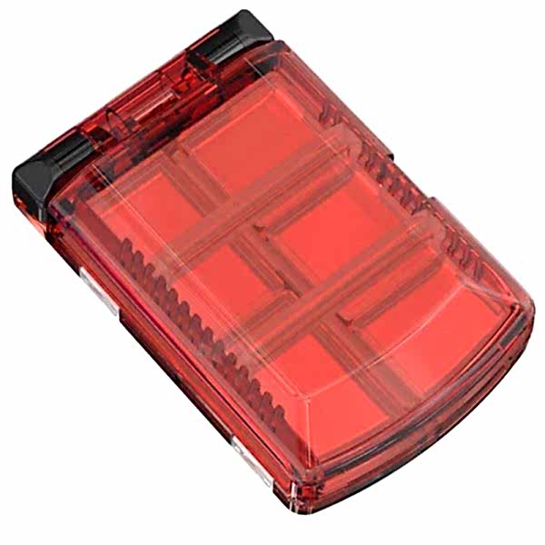 Mebao Klips ve İğne Kutusu – Şeffaf Kırmızı