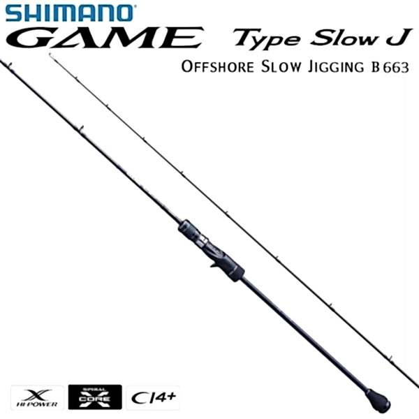 Game Type Slow Jigging Max 260g 198cm - Tetikli Slow Jig Kamışı