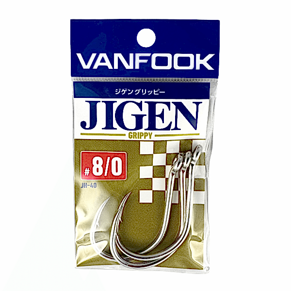 Vanfook Jigen Grippy JH-40 #8/0 3 Adet Olta Kancası