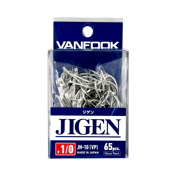 Vanfook Jigen JH-10 1/0 Avantajlı Paket 65 Adet Olta Kancası