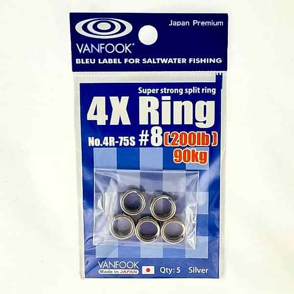 Vanfook Split Ring Halka 4R-75S #8