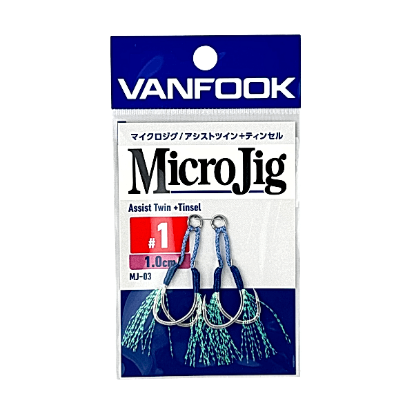 Vanfook Micro Jig Assist Tinsel MJ-03 1cm No:1 Asist Kancası