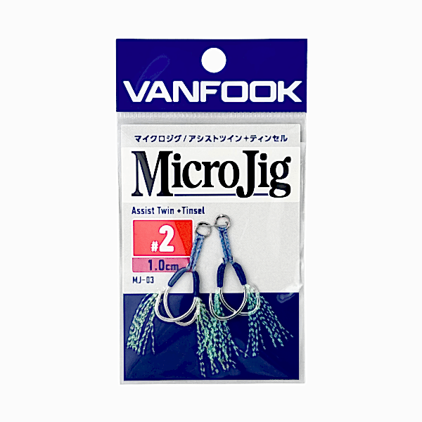 Vanfook Micro Jig Assist Tinsel MJ-03 1cm No:2 Asist Kancası