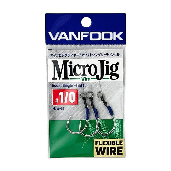 Vanfook Micro Jig Assist Wire MJ-06 0.5cm No:1/0 Asist Kancası