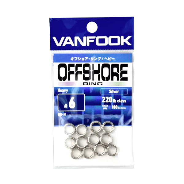 Vanfook Offshore Ring Heavy #6 100KG (220LB) Split Halka
