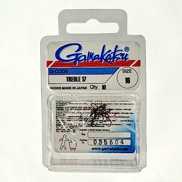 Gamakatsu Treble 17 No:16