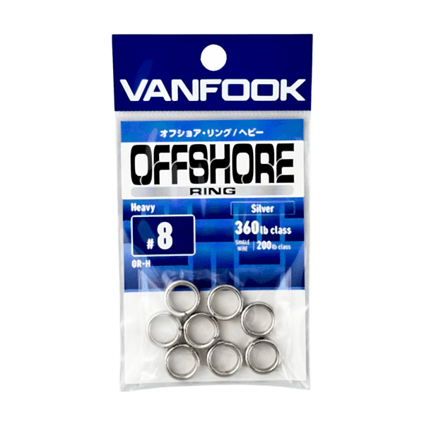 Vanfook Offshore Ring Heavy #8 163KG (360LB) Split Halka