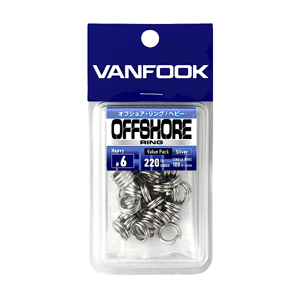 Vanfook Offshore Ring Heavy #6 100KG (220LB) 42 Adet Avantajlı Paket
