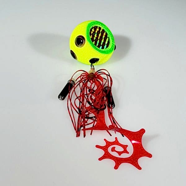 Big Red Eyes Tai Rubber 200g Sarı Yeşil