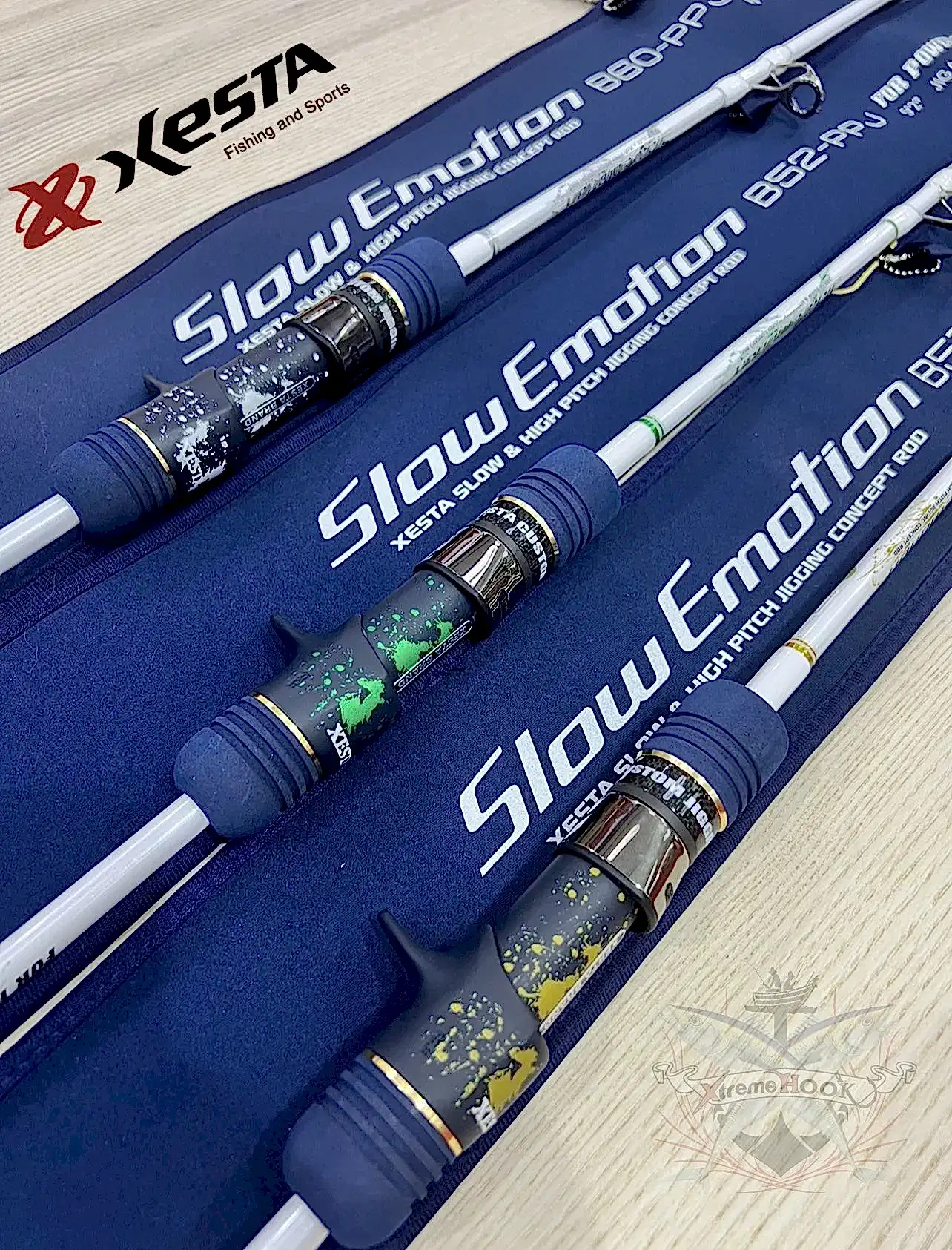 Xesta Slow Emotion For Spin Slow Jerk S62X-PPJ 1.8m 120-300g