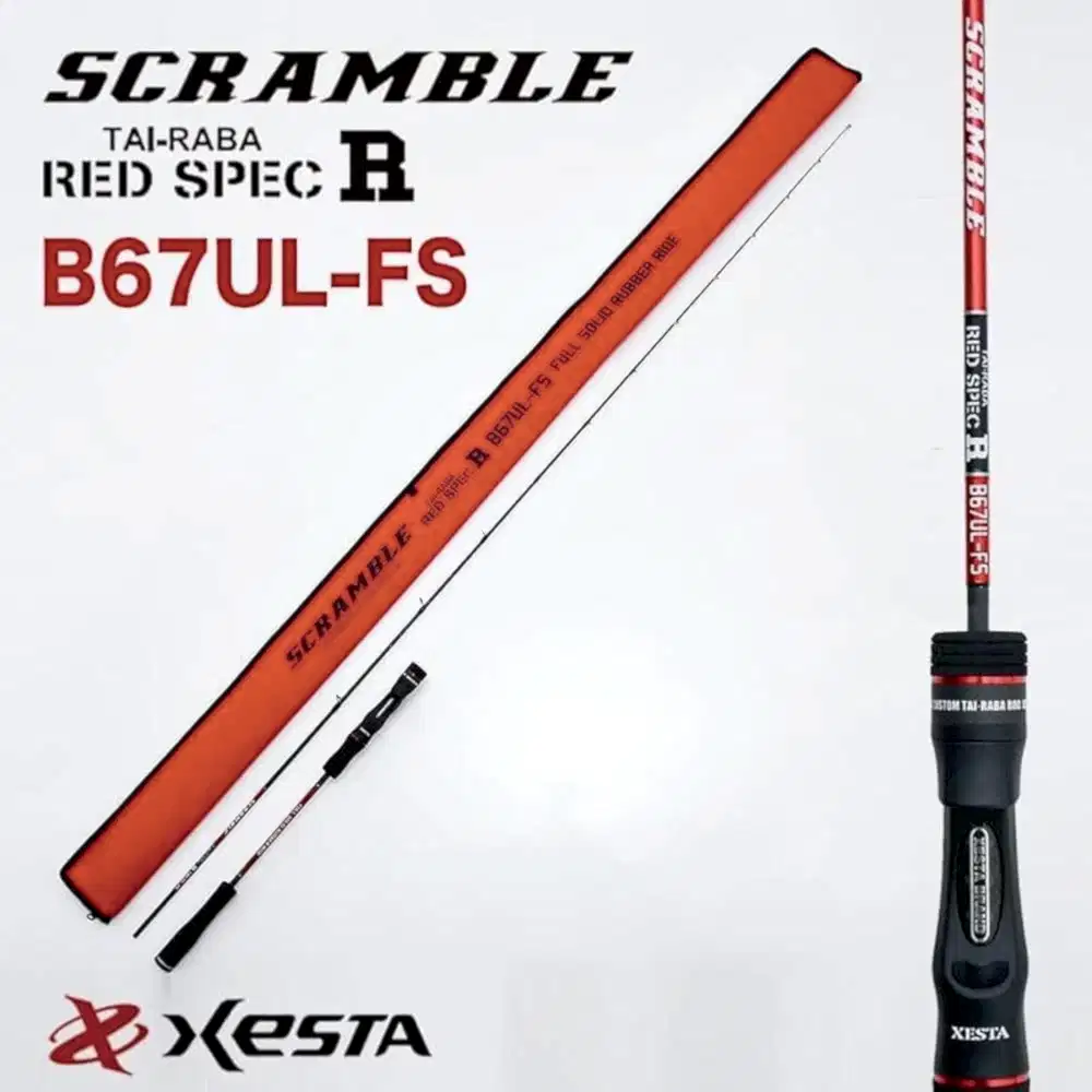 XESTA Scramble Tai-raba Red Spec R B67UL-FS 2.04m Max 200