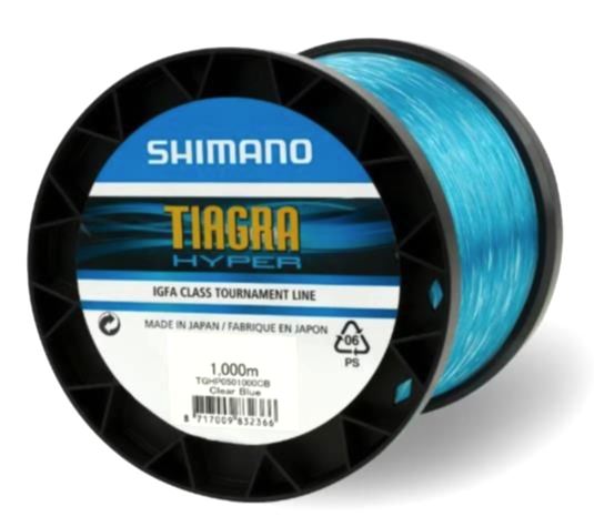 Shimano Tiagra Hyper Troll IGFA 1000m 0.86mm 80lb Clear Blue