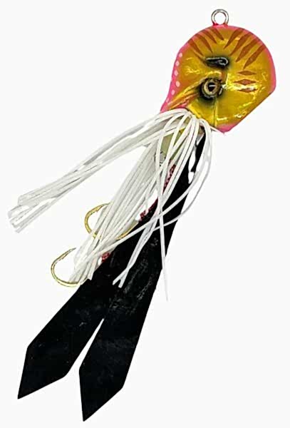 Fujiwara Any-F Orca Tairubber 60g Turuncu Kafa/Kırmızı Bağ