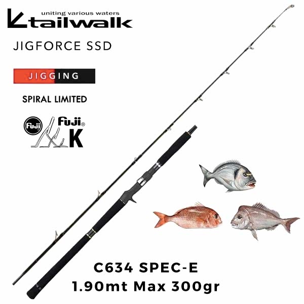 Tailwalk Jigforce SSD C634 SE 1.90m Max 300g