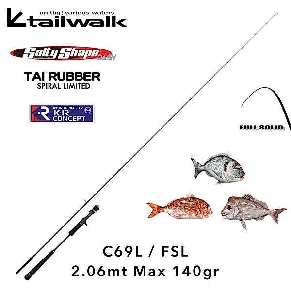 Tailwalk SSD Tai Rubber C69L/FSL 2,06m Max 140g