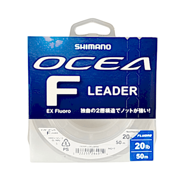 Shimano Ocea F Leader 50m 0.37mm 20lb Fluorocarbon Misina
