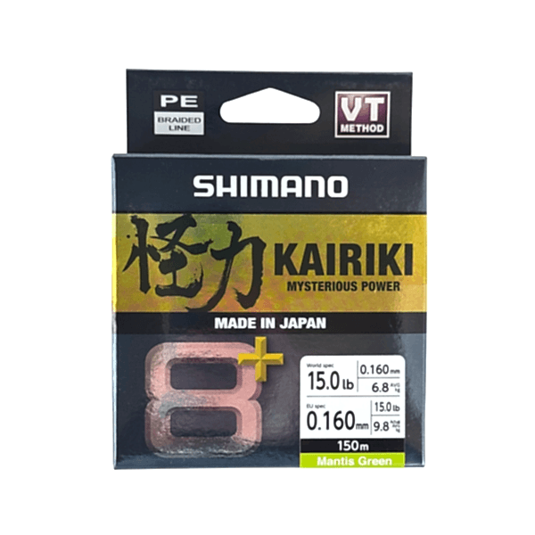 Shimano Kairiki 8+ 150m 0.16mm Mantis Green İp Misina
