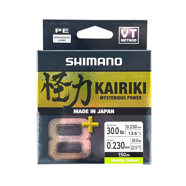 Shimano Kairiki 8+ 150m 0.23mm Mantis Green İp Misina