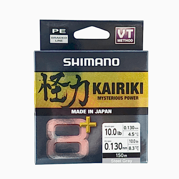 Shimano Kairiki 8+ 150m 0.13mm Steel Gray İp Misina
