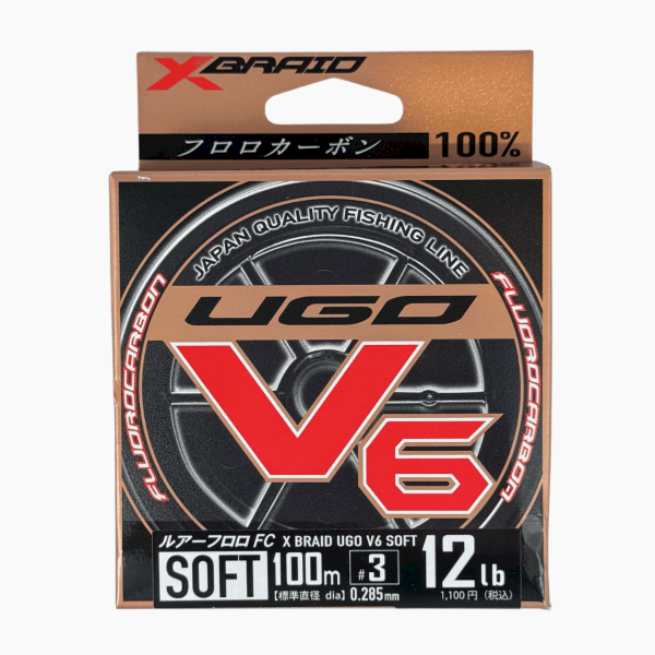 Ygk Xbraid Ugo V6 Soft 100m 0.28mm %100 Fluorocarbon Misina