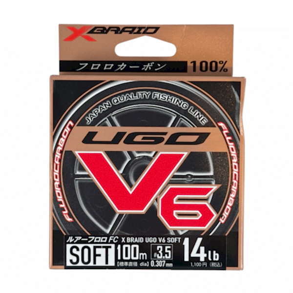Ygk Xbraid Ugo V6 Soft 100m 0.30mm %100 Fluorocarbon Misina